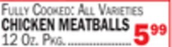 C Town Chicken meatballs offer