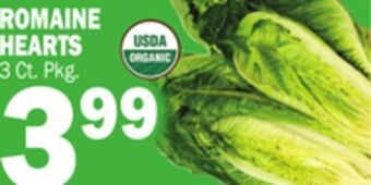 C Town Romaine hearts offer