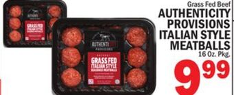 C Town Authenticity provisions italian style meatballs offer