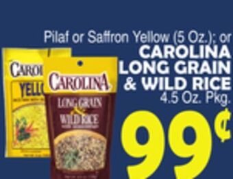 Bravo Supermarkets Carolina long grain & wild rice 4.5 oz. pkg offer