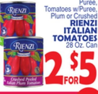 Bravo Supermarkets Rienzi italian tomatoes offer