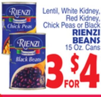 Bravo Supermarkets Rienzi beans offer
