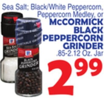 Bravo Supermarkets Mccormick black peppercorn grinder offer