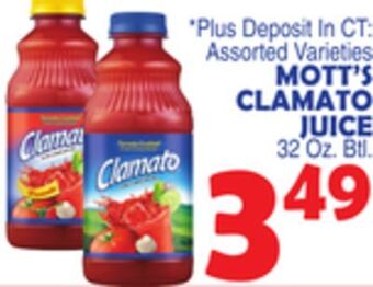 Bravo Supermarkets Mott's clamato juice offer