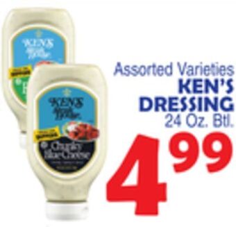 Bravo Supermarkets Ken's dressing offer