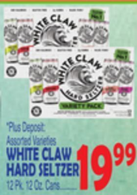 Bravo Supermarkets White claw hard seltzer offer