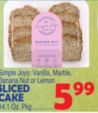 Bravo Supermarkets Sliced cake offer