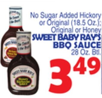 Bravo Supermarkets Sweet baby ray's bbq sauce offer