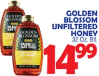 Bravo Supermarkets Golden blossom unfiltered honey offer
