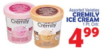 Bravo Supermarkets Cremily ice cream offer