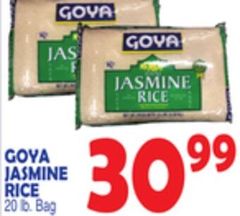 Bravo Supermarkets Goya jasmine rice offer