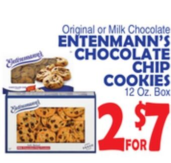 Bravo Supermarkets Entenmann's chocolate chip cookies offer