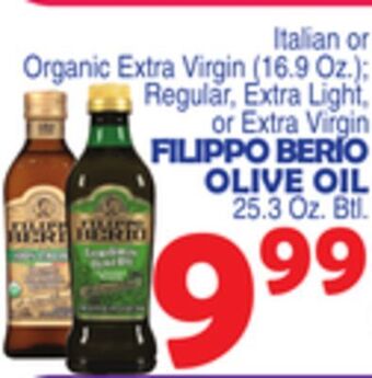 Bravo Supermarkets Filippo berio olive oil 25.3 oz. btl offer