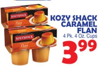 Bravo Supermarkets Kozy shack caramel flan offer