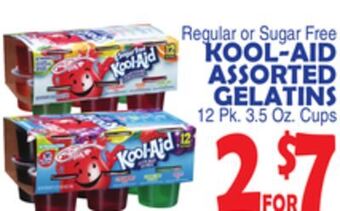 Bravo Supermarkets Kool-aid assorted gelatins offer