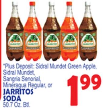 Bravo Supermarkets Jarritos soda offer