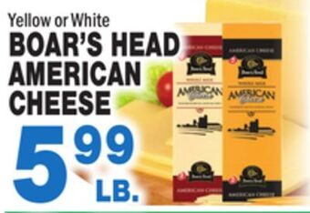 Bravo Supermarkets Boar's head american american cheese offer