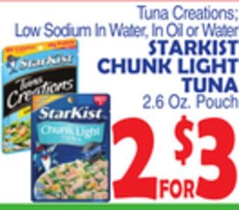 Bravo Supermarkets Starkist chunk light tuna offer