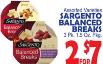 Bravo Supermarkets Sargento balanced breaks offer