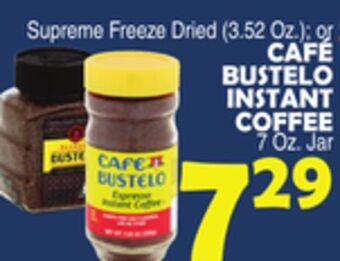 Bravo Supermarkets Café bustelo instant coffee offer