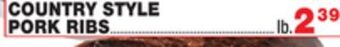 Bravo Supermarkets Country style pork ribs offer