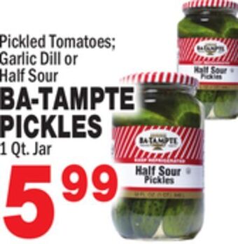 Bravo Supermarkets Ba-tampte pickles offer