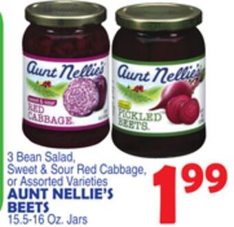 Bravo Supermarkets Aunt nellie's beets offer