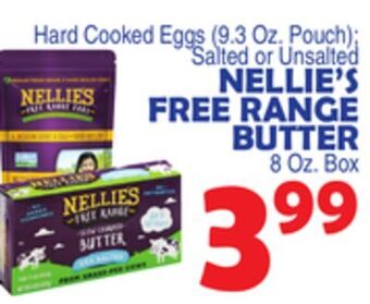 Bravo Supermarkets Nellie's free range butter offer