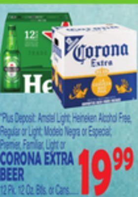 Bravo Supermarkets Corona extra beer offer