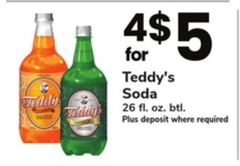 ACME Teddy's soda offer