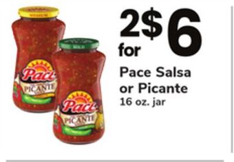 ACME Pace salsa or picante offer