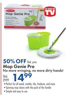 Boscov's Mop genie pro offer