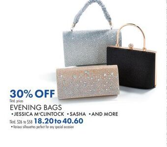 Boscov's Evening bags offer