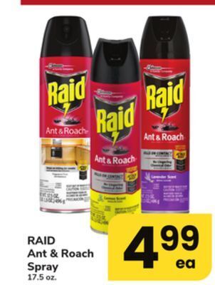 ACME Raid ant & roach spray offer
