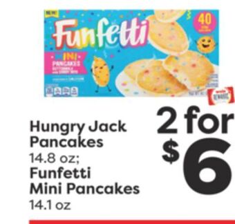 Weis Markets Hungry jack pancakes 14.8 oz funfetti mini pancakes 14.1 oz offer