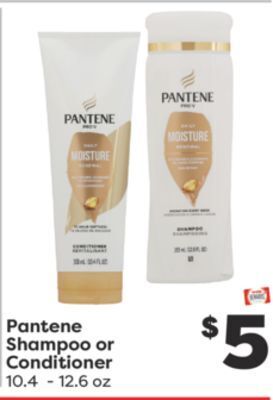 Weis Markets Pantene shampoo or conditioner offer