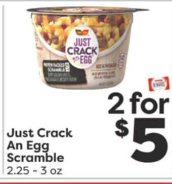 Weis Markets Just crack an egg scramble offer