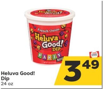 Weis Markets Heluva good! dip offer