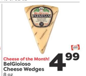 Weis Markets Belgioioso cheese wedges offer