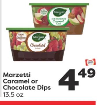 Weis Markets Marzetti caramel or chocolate dips offer