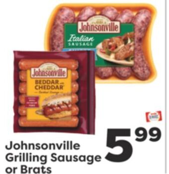 Weis Markets Johnsonville grilling sausage or brats offer