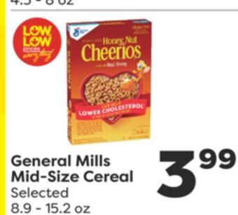 Weis Markets General mills mid-size cereal offer
