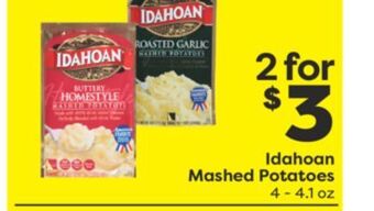 Weis Markets Idahoan mashed potatoes offer