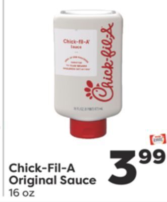 Weis Markets Chick-fil-a original sauce offer