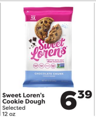 Weis Markets Sweet loren's cookie dough offer