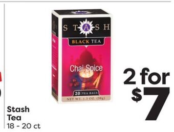 Weis Markets Stash tea offer