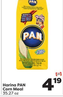 Weis Markets Harina pan corn meal offer