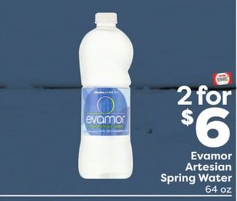 Weis Markets Evamor artesian spring water offer