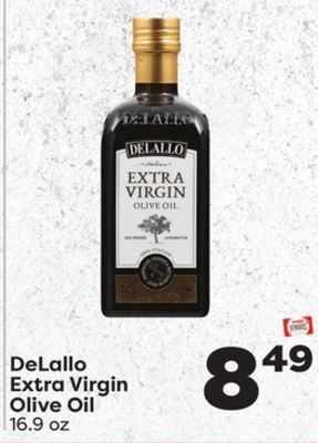 Weis Markets Delallo extra virgin olive oil offer