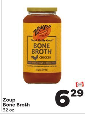 Weis Markets Zoup bone broth offer